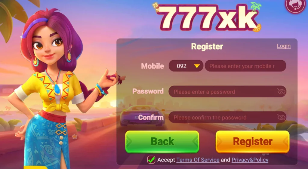 777XK Game Register 